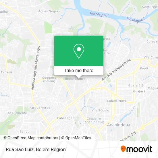 Rua São Luiz map