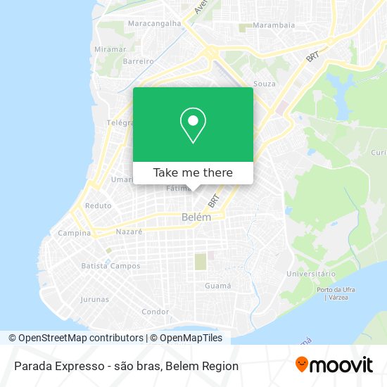 Mapa Parada Expresso - são bras