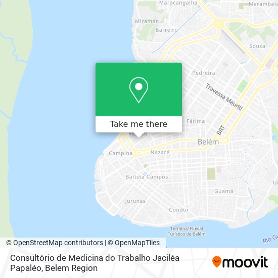 Mapa Consultório de Medicina do Trabalho Jaciléa Papaléo