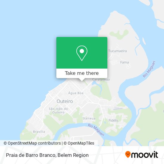 Praia de Barro Branco map