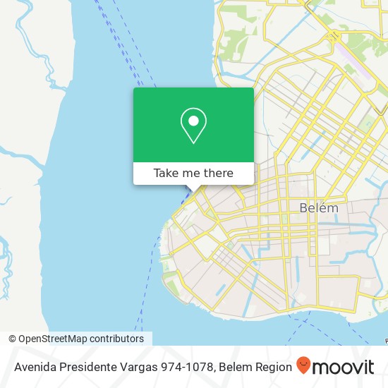 Mapa Avenida Presidente Vargas 974-1078