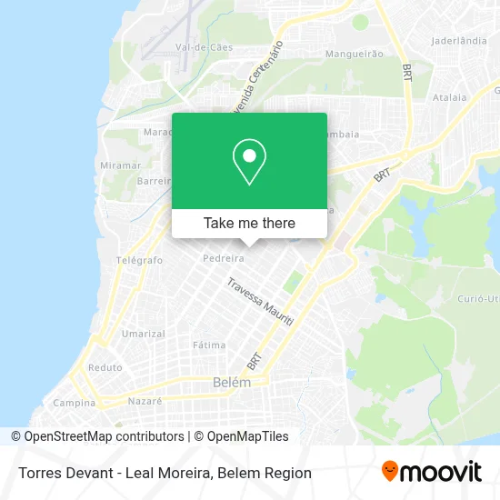 Torres Devant - Leal Moreira map