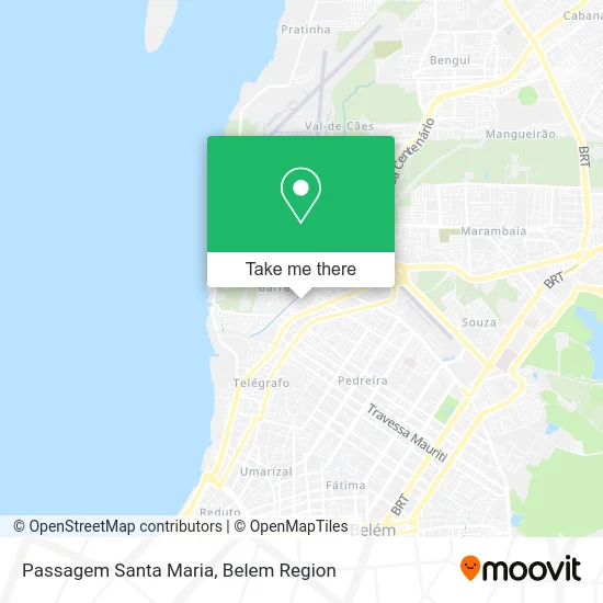 Passagem Santa Maria map