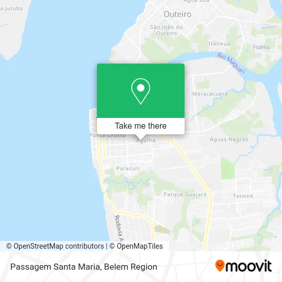 Passagem Santa Maria map