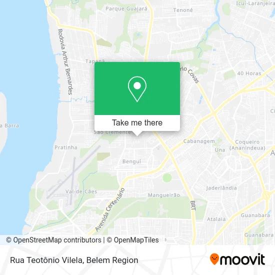 Rua Teotônio Vilela map