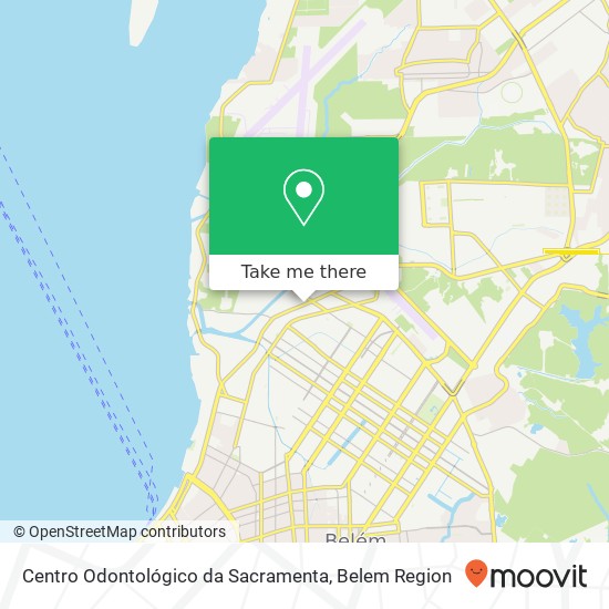 Mapa Centro Odontológico da Sacramenta