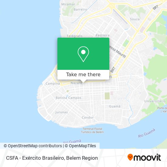 CSFA - Exército Brasileiro map