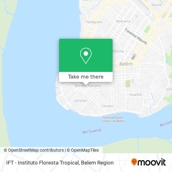 IFT - Instituto Floresta Tropical map