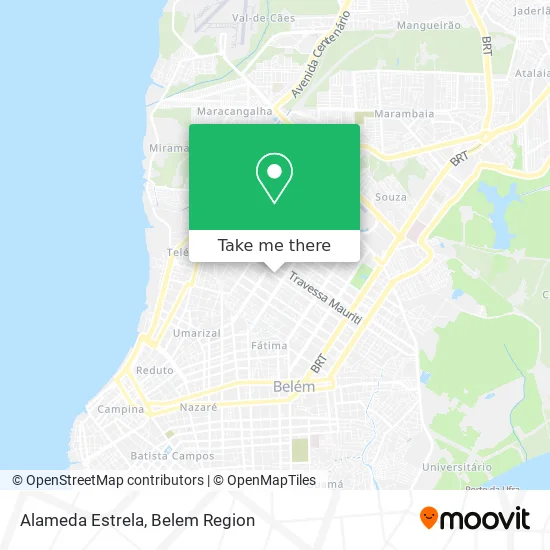 Alameda Estrela map