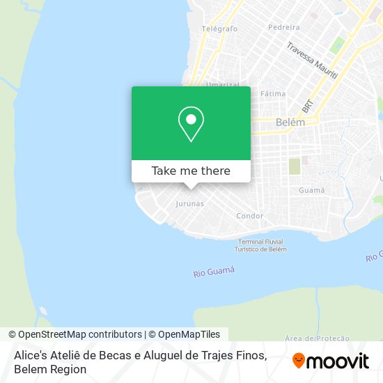 Mapa Alice's Ateliê de Becas e Aluguel de Trajes Finos