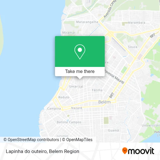 Lapinha do outeiro map