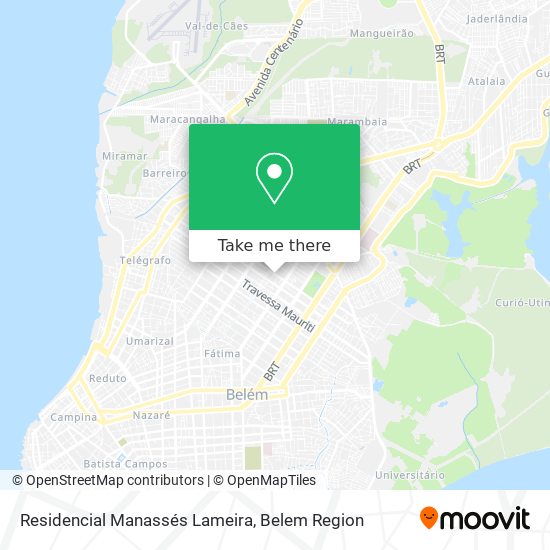 Residencial Manassés Lameira map