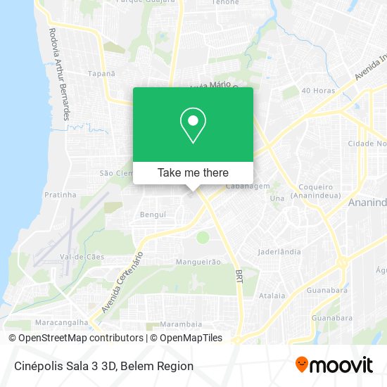 Mapa Cinépolis Sala 3 3D