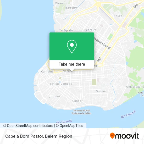 Capela Bom Pastor map