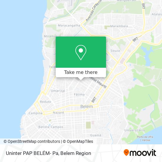 Uninter PAP BELÉM- Pa map