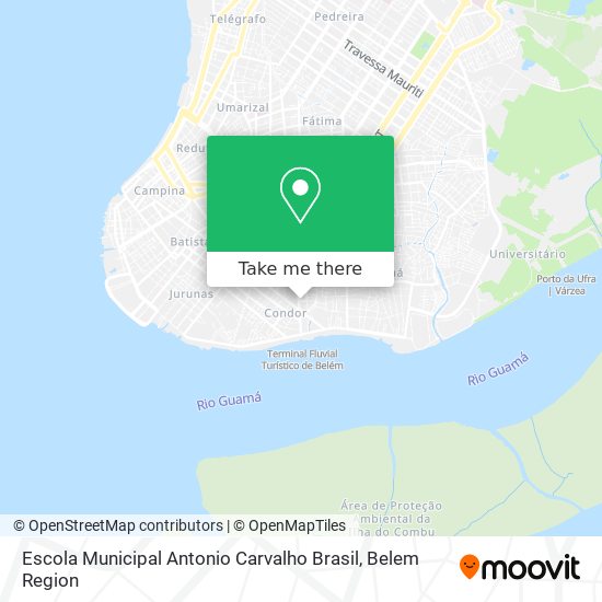 Escola Municipal Antonio Carvalho Brasil map