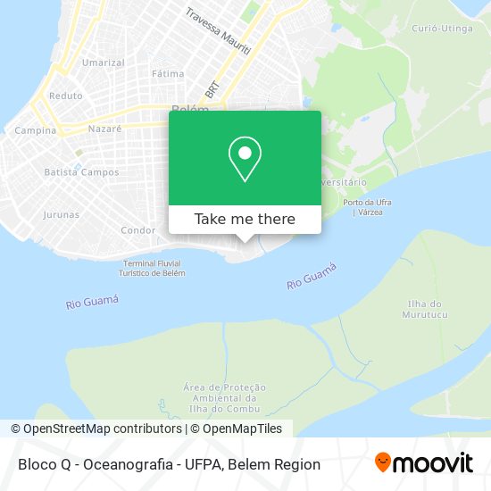 Bloco Q - Oceanografia -  UFPA map