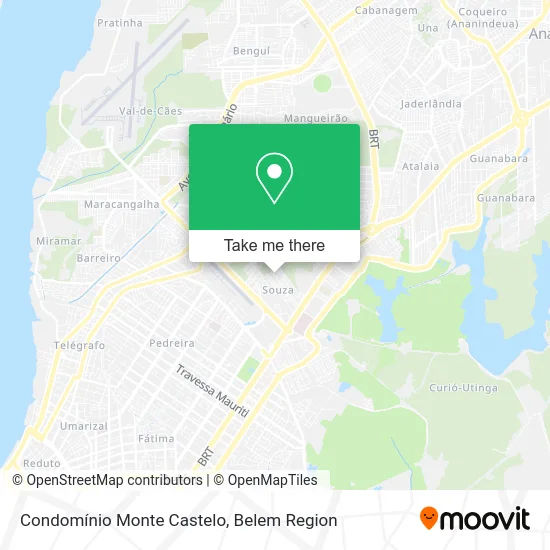 Condomínio Monte Castelo map