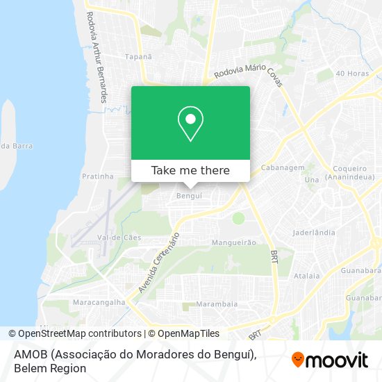 AMOB (Associação do Moradores do Benguí) map
