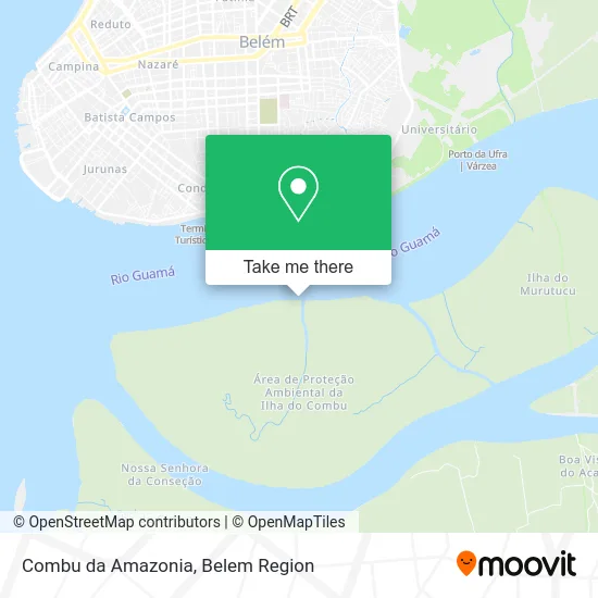 Combu da Amazonia map