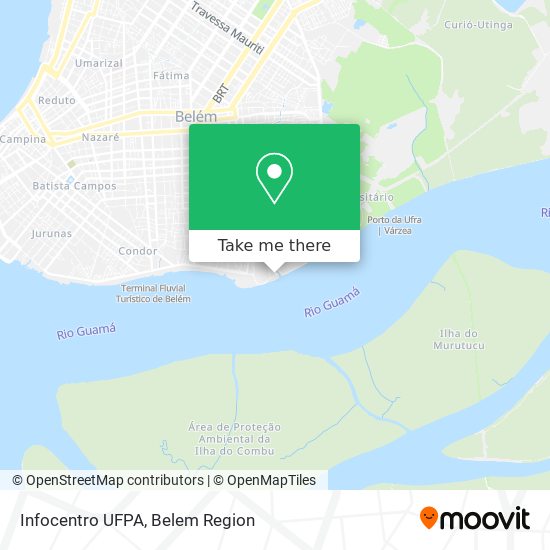 Infocentro UFPA map