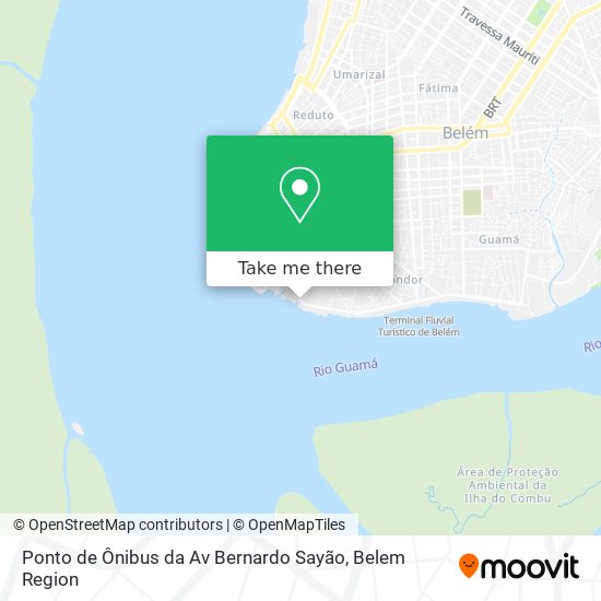 Ponto de Ônibus da Av Bernardo Sayão map