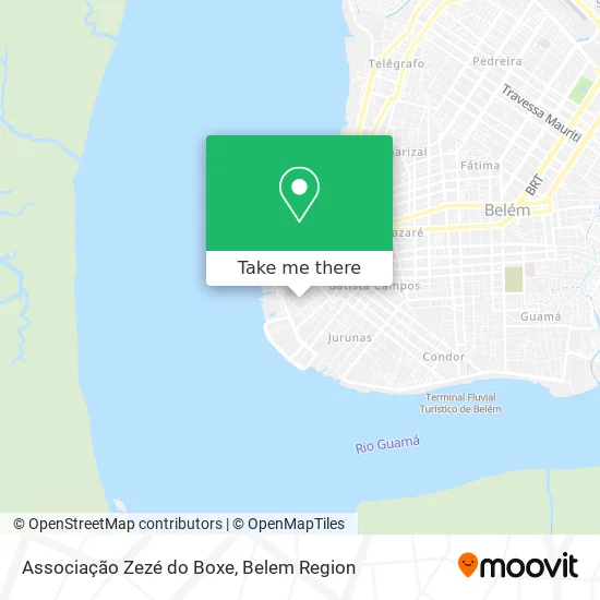 Mapa Associação Zezé do Boxe
