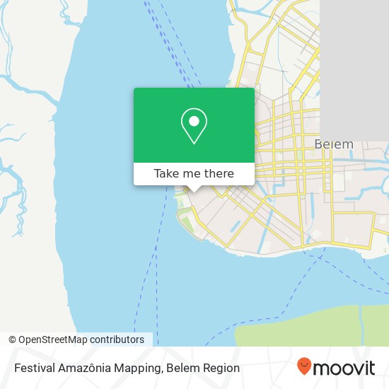 Festival Amazônia Mapping map