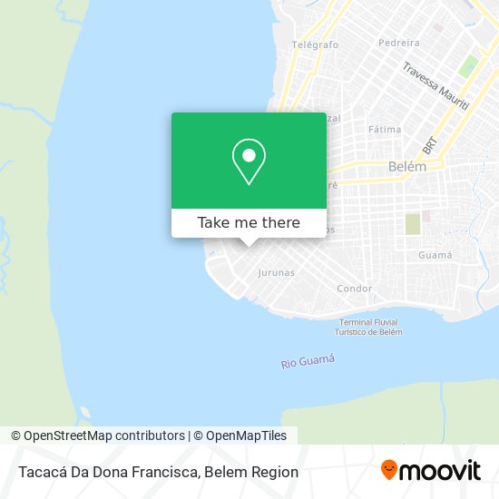 Tacacá Da Dona Francisca map