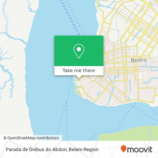 Mapa Parada de Onibus do Abdon
