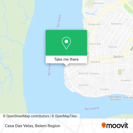 Casa Das Velas map