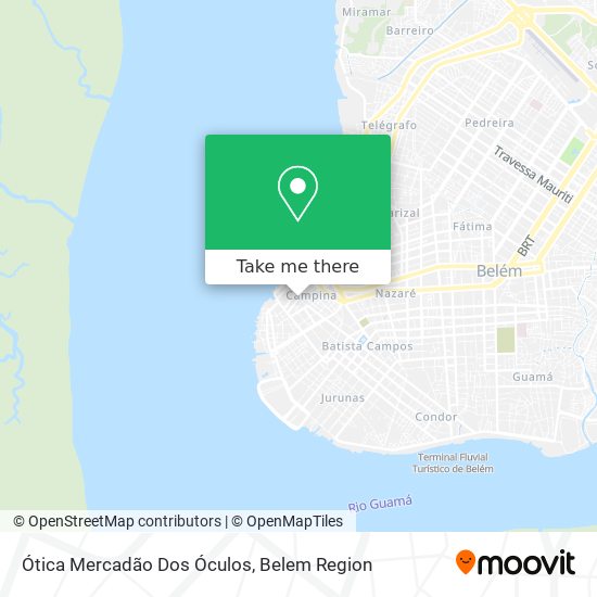 Ótica Mercadão Dos Óculos map