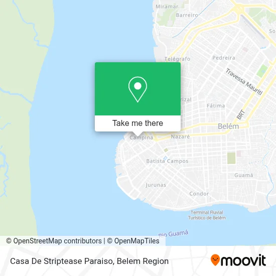 Casa De Striptease Paraiso map