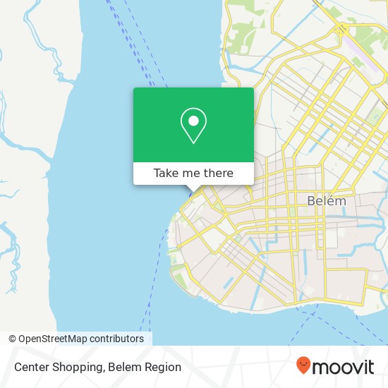 Center Shopping map