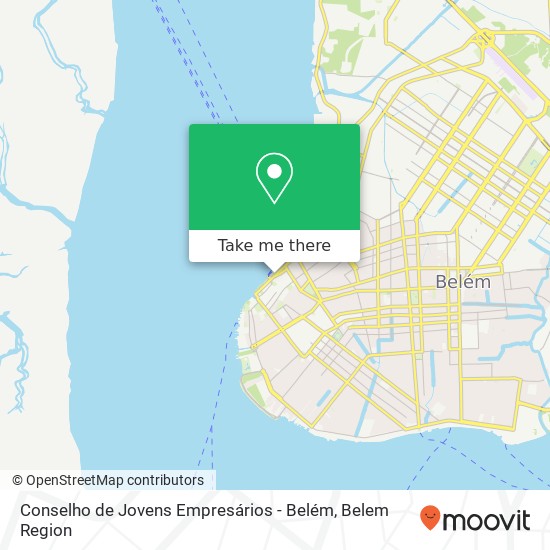 Mapa Conselho de Jovens Empresários - Belém
