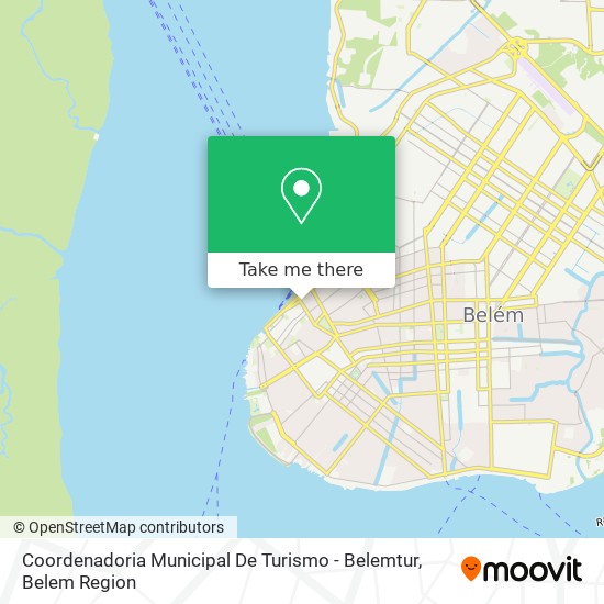 Coordenadoria Municipal De Turismo - Belemtur map