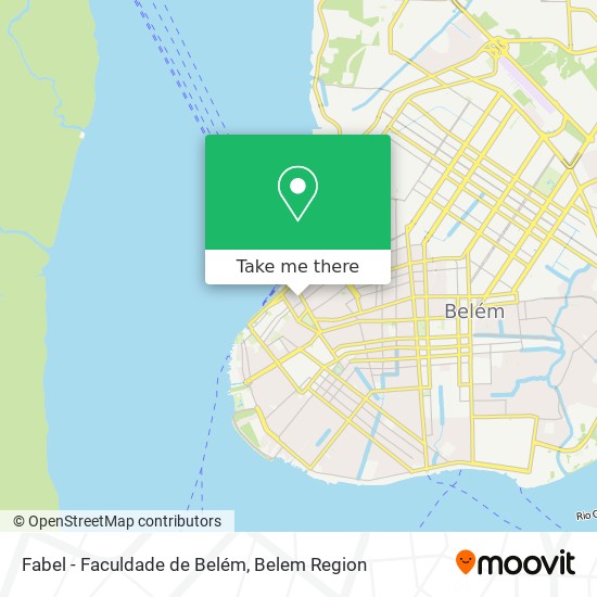 Mapa Fabel - Faculdade de Belém