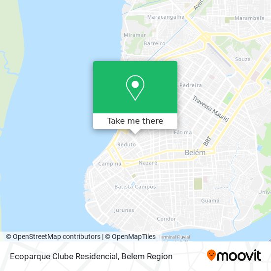 Mapa Ecoparque Clube Residencial