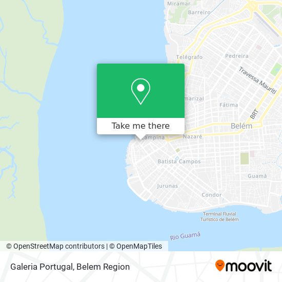 Galeria Portugal map