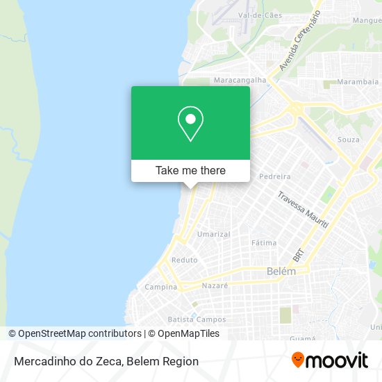 Mapa Mercadinho do Zeca