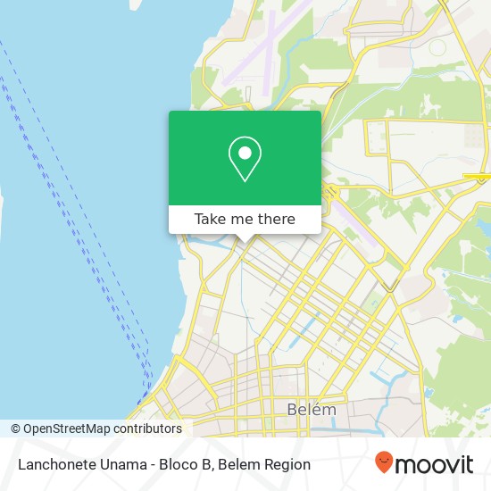 Lanchonete Unama - Bloco B map