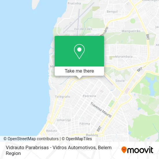 Vidrauto Parabrisas - Vidros Automotivos map