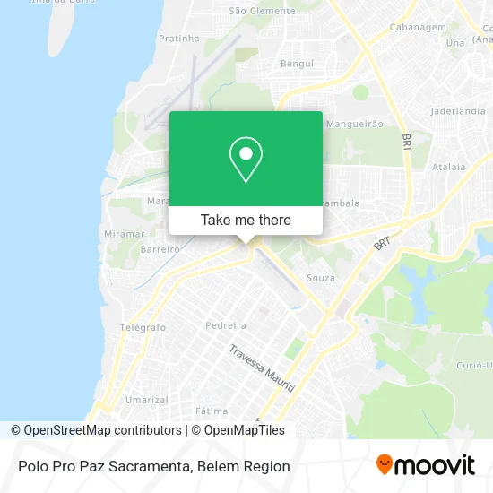 Polo Pro Paz Sacramenta map