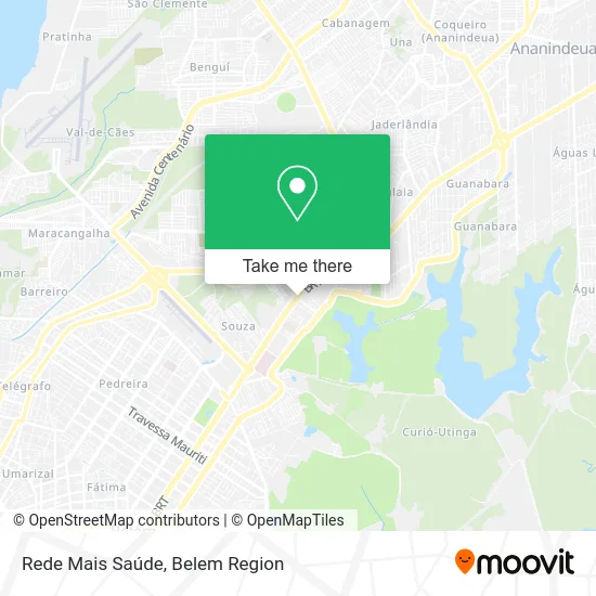 Rede Mais Saúde map