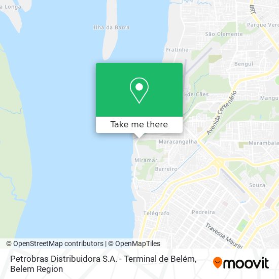 Petrobras Distribuidora S.A. - Terminal de Belém map