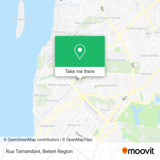Rua Tamandaré map