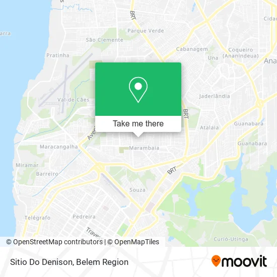 Sitio Do Denison map