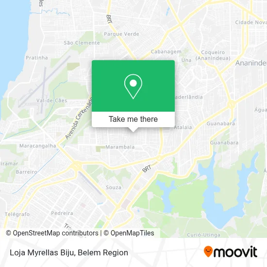 Loja Myrellas Biju map