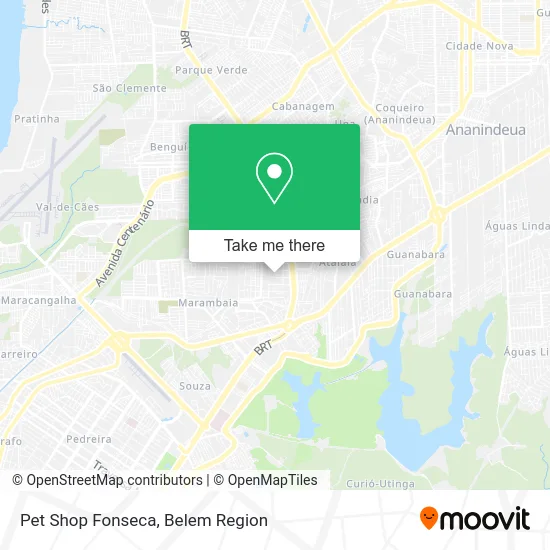 Pet Shop Fonseca map