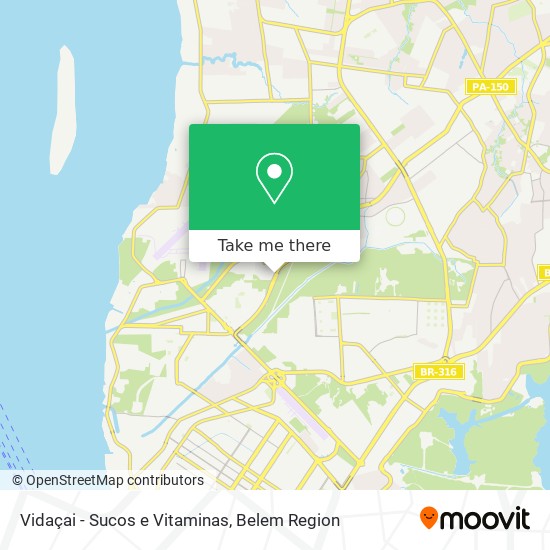 Vidaçai - Sucos e Vitaminas map
